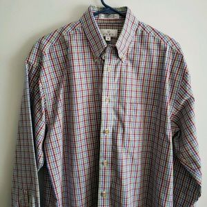 Enro Mens Button Down Dress Shirt Sz M